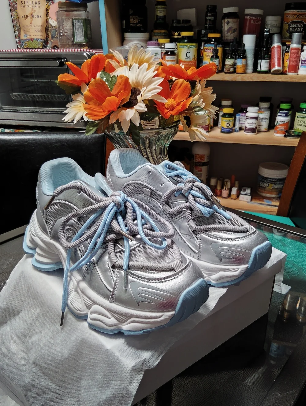 METALLIC SNEAKERS - Picture 8 of 8